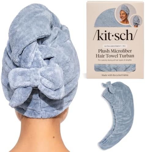 Kitsch XL Microfiber Hair Towel Wrap by Kitsch