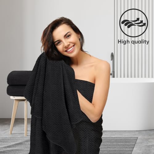 HOMEXCEL Bath Sheets 2PK, 35x70 in, Absorbent&Soft, Extra Large Bath Towel - Image 6