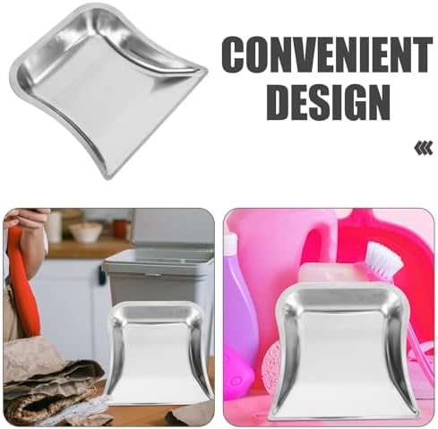 Handheld Stainless Steel Desk Dustpan - Image 3