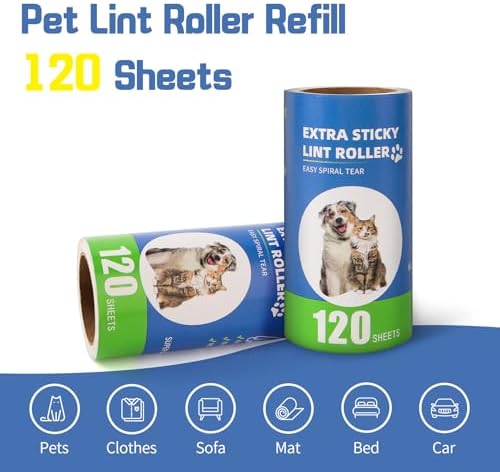 Lint Roller Refills with Handle 6 Pack - Image 5