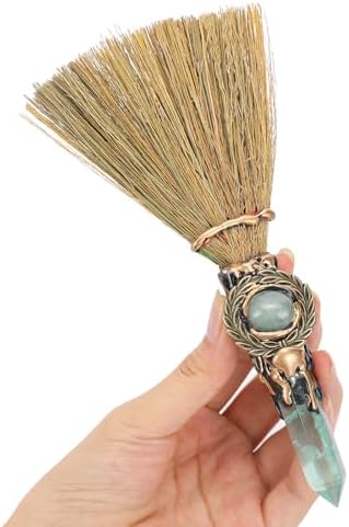 RENEMEGO Witch Broom Green Crystal by RENEMEGO