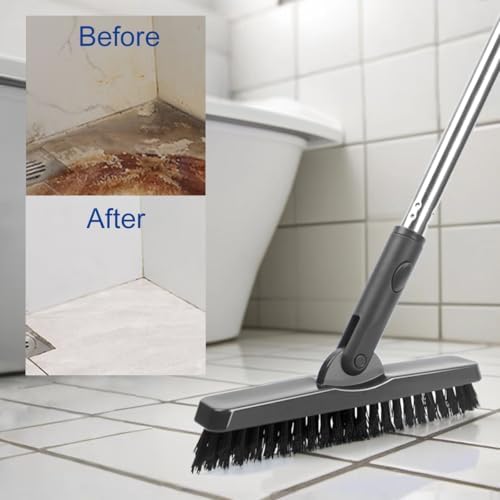 CELOX Grout Brush with Long Handle, Tile Grout Cleaner Brush - Image 5