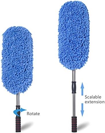 Microfiber Car Duster Extendable Handle Interior Exterior Multipurpose Cleaning - Image 2