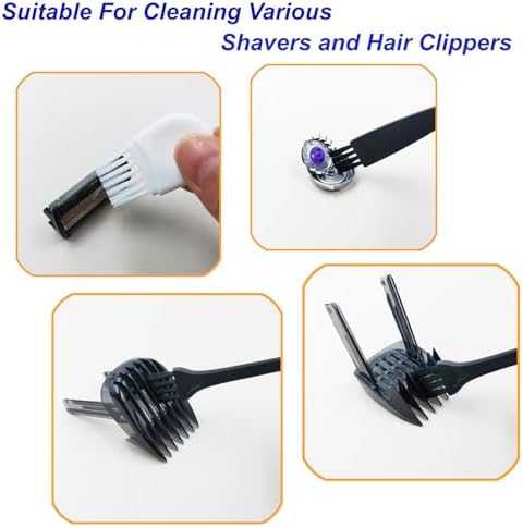 10pcs Electric Shaver Cleaning Brushes, Nylon Mini Cleaning Brush - Image 2
