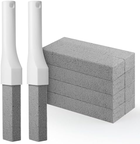 8 Pack Pumice Stone with Long Handle, Pumice Stone Toilet Bowl Cleaner by Forujx