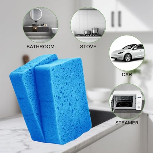 10-Count Kitchen Sponges, Compostable Thicker Pop-Up Sponges - Image 7