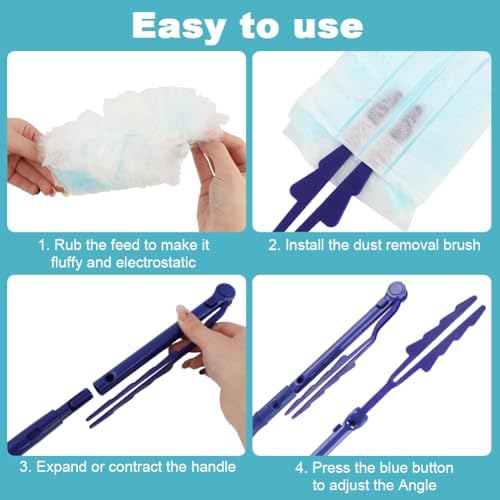 30 Count Duster Refills Microfiber Replacement Heads - Image 6