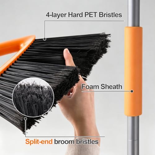 CLEANHOME Outdoor Broom for Sweeping Patio - Image 4