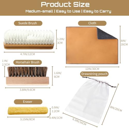 4Pcs Suede Brush and Eraser Set - Image 2