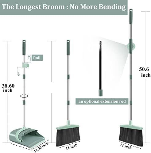 Ivandar Broom and Dustpan Set for Home, Dust pan - Image 2