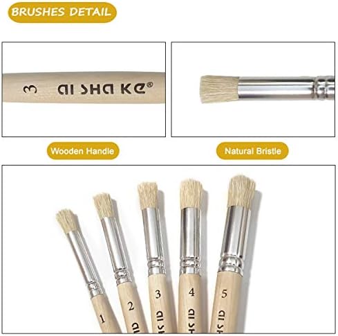 Auhoahsil Stencil Brushes Set, Stencil Projects, Card Making, Crafts and - Image 4