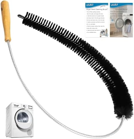 Dryer Lint Brush Vent Cleaner Tool 47.2 Inch Extra Long Flexible by Unknown