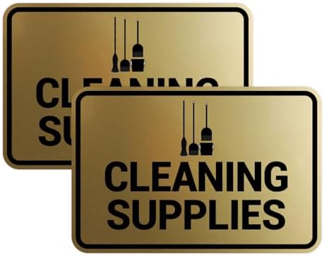 Signs ByLITA Classic Framed Cleaning Supplies Sign by SignsByLITA