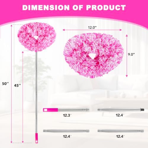 Ceiling Fan Cleaner Duster Reusable Microfiber Ceiling Fan Blade Cleaner - Image 6
