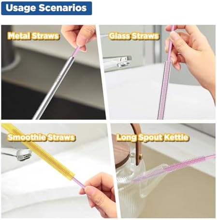 YOTIME Silicone Straw Cleaner Brush - Image 6