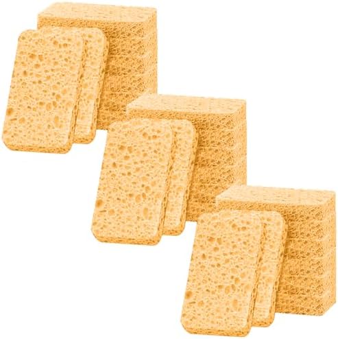 24 - Pack Non-Scratch Scrub Sponges - Sponges by Mainlyrunmakeupsuppliers