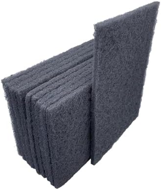 VSM 10-Pack: 6" x 9", Non-Woven Hand Pad, Silicon Carbide Grains, Rust and by VSMAbrasivesCo