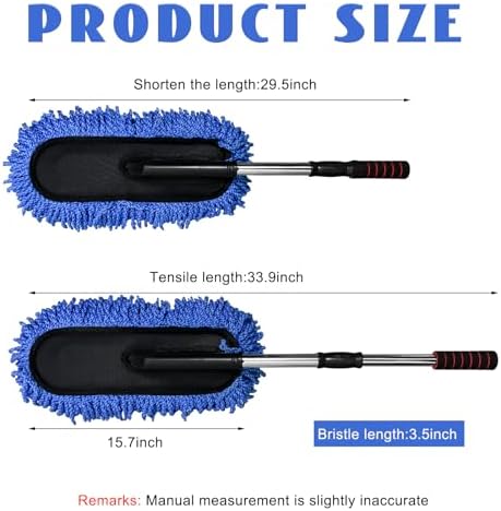 2 PCS Microfiber Car Duster, Scratch Free Auto Exterior Interior Large Dusting - Image 2