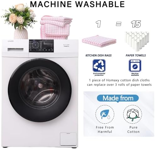Kitinjoy Cotton 12 Pack Terry Kitchen Towels - Image 5