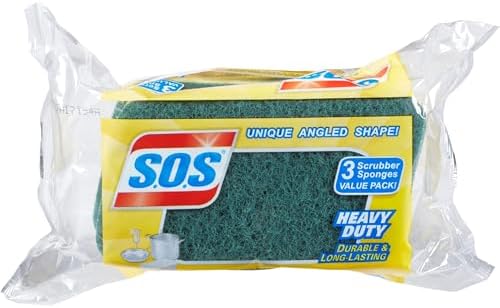 S.O.S Heavy Duty Scrubber Sponge by SOS