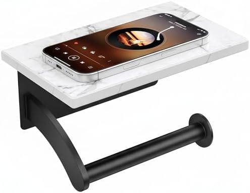 FORIOUS Natural Marble Toilet Paper Holder by FORIOUS