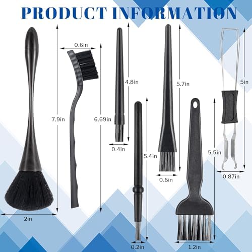 SIMPOR 7 Pcs Anti Static Brush Set - Image 4