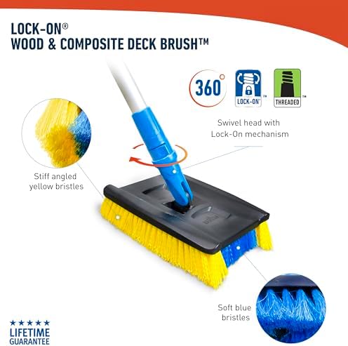 Unger Professional Lock-On Wood & Composite Deck Brush - Image 6