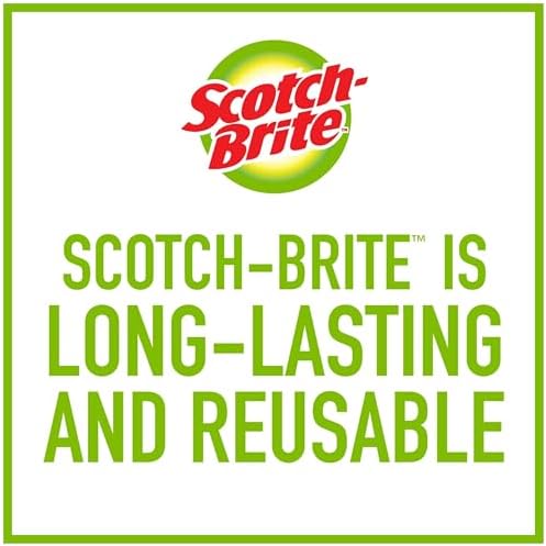 Scotch-Brite Non-Scratch Advanced Soap Control Dish Brush Refills, 3 Dish Scrub - Image 4