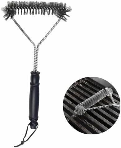 BBQ Bristles Grill Brush 12 Inch Heavy Duty Stainless Steel, Y Shape BBQ Brush by Chinshwehaw