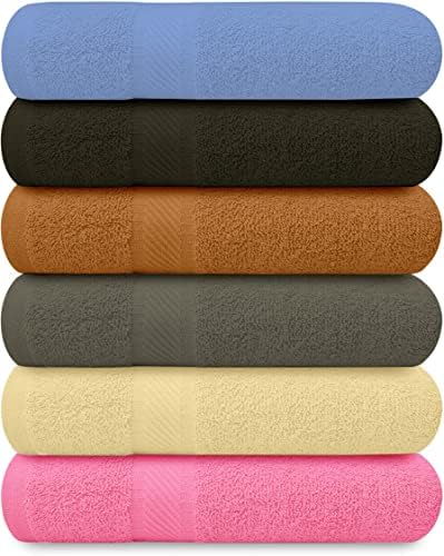 QUBA LINEN 100% Cotton Bath Towels-27x54inch - Image 2