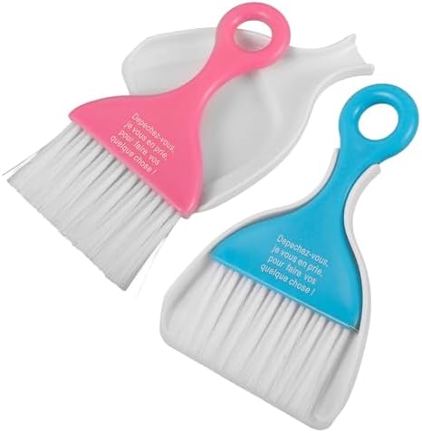 Doitool 2 Sets Diamond Art Brush Storage Tray Mini Broom and Dustpan by DOITOOL