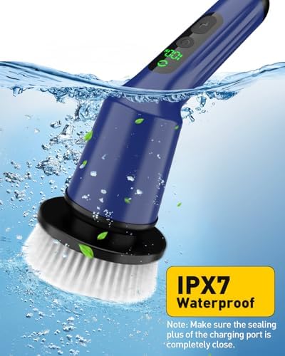 Electric Spin Scrubber for Bathroom, Shower Scrubber - Image 6