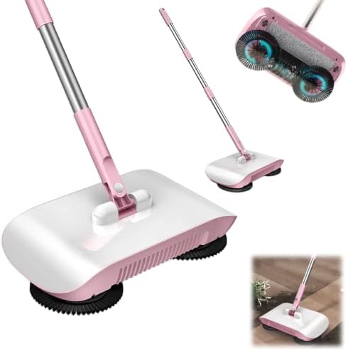 ROTORS Smart Robot Vacuum Mop & Broom, 3-in-1 Manual Push Sweeper by ROTORS