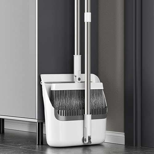 Broom and Dustpan Combo for Office, Broom and Dustpan Set for Home by CENGNIAN