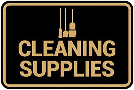 Signs ByLITA Classic Framed Cleaning Supplies Sign by SignsByLITA