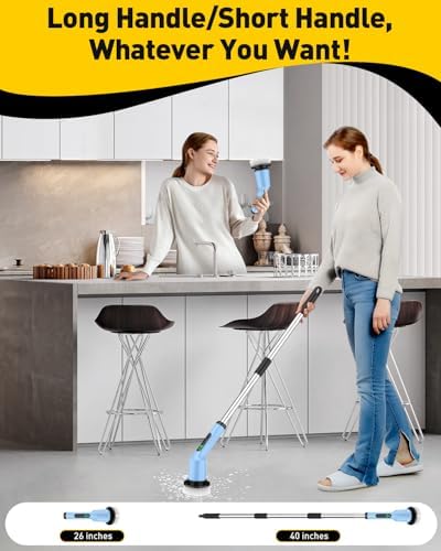 Electric Spin Scrubber for Bathroom, Shower Scrubber - Image 6