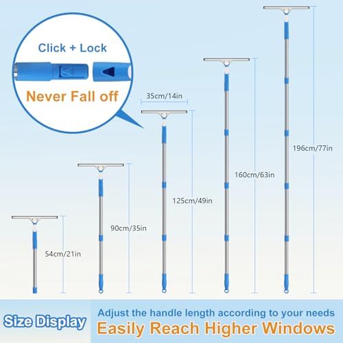 Mitclear 77'' Long Squeegee Window Cleaner Tool - Image 3