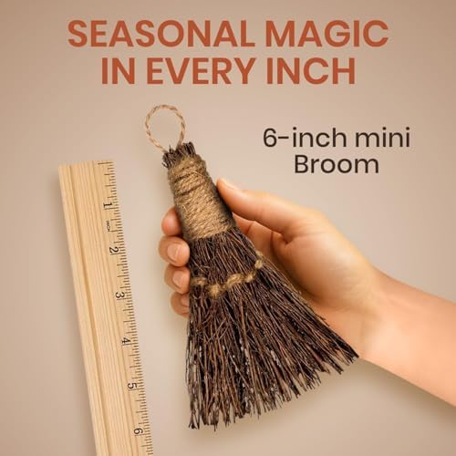Cinnamon Broom - Cinnamon Scented 6in Mini Broomsticks - Decorative Broom - Image 4