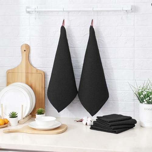 QUILTINA Kitchen Dish Cloths 6 Pack, 12 x 12 Inches - Image 2