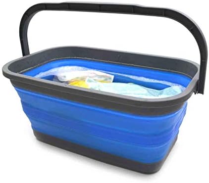 SAMMART 11.6L Collapsible Rectangular Handy Basket/Bucket - Image 6