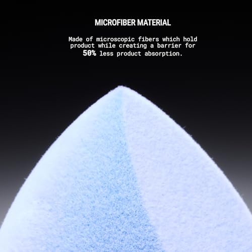 JUNO & Co. Microfiber Makeup Sponge, Dual Layer Technology - Image 2