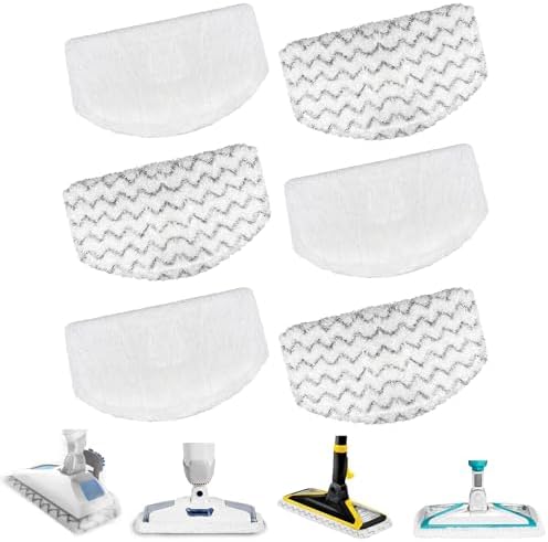 6 Pack 1940 1806 2685A Steam Mop Pads by APRIL-FLOWER