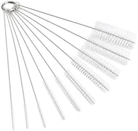 10 Different Diameters, 8 Inch Long Straw Cleaner Brush Set by Unknown