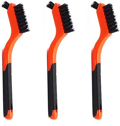 3pcs Nylon Cleaning Brushes Small Wire Brush Set by XDMTWLKJ