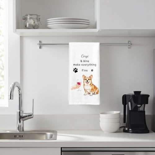 Cute Corgi Kitchen Towels Hostess Gift - Image 3