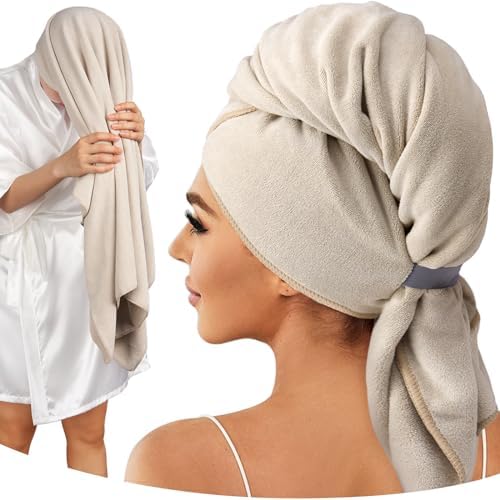 Umisleep Microfiber Hair Towel, Soft Anti-Frizz by Umisleep