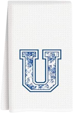 Chinoiserie Initial Kitchen Towels, Personalized Kitchen Towels, Personalized by Unknown