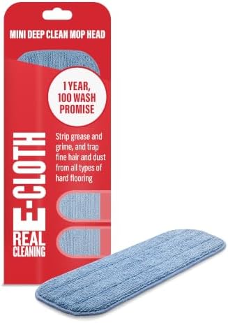 E-Cloth Deep Clean Mini Mop Head Replacement, Mop Pads by E-Cloth