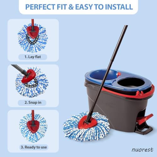 Nuorest Spin Mop Replacement Heads - Image 3
