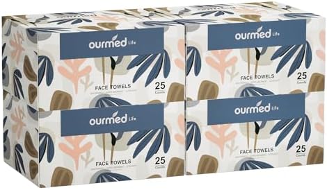 Ourmed Life Disposable Face Towels XL, Ultra Soft & Absorbent by ourmedlife